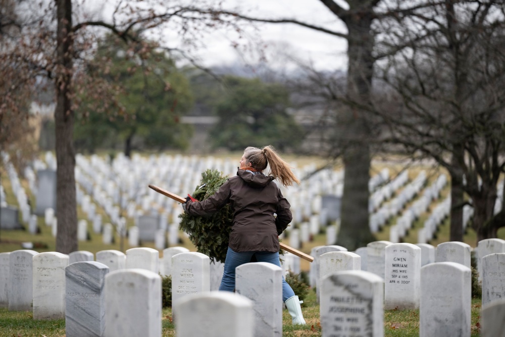 Wreaths Out at Arlington National Cemetery 2026