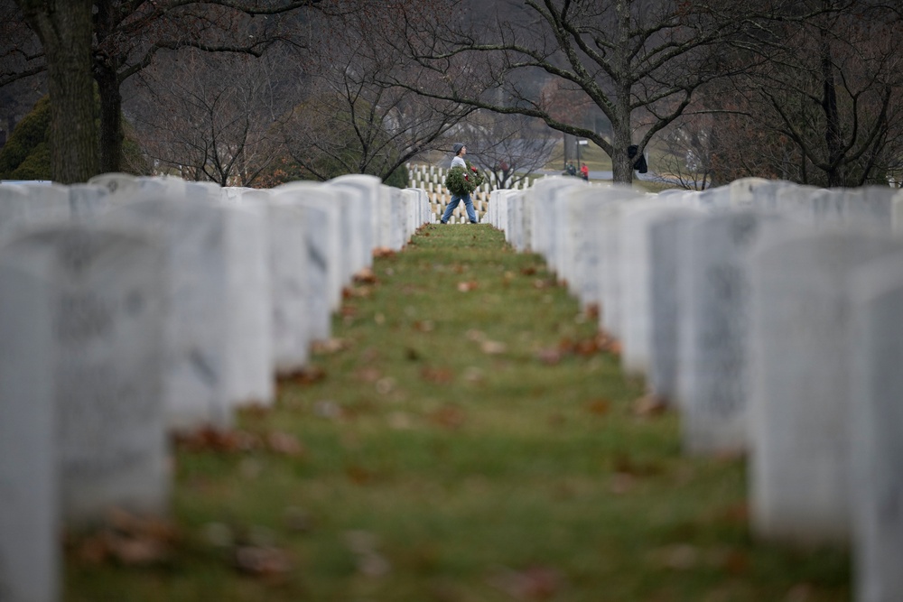 Wreaths Out at Arlington National Cemetery 2026