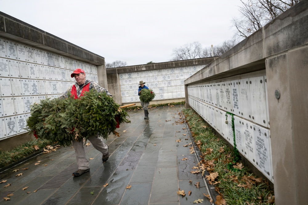 Wreaths Out at Arlington National Cemetery 2026