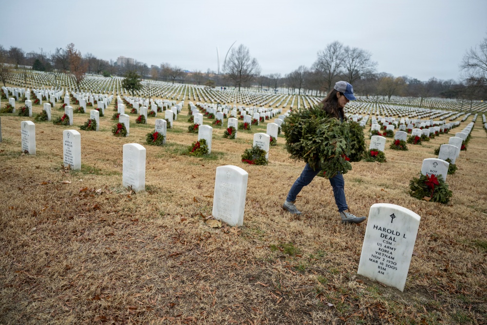 Wreaths Out at Arlington National Cemetery 2026