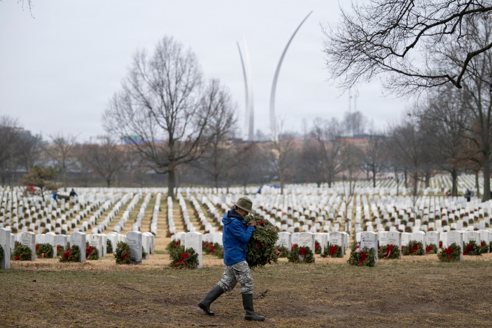 Wreaths Out at Arlington National Cemetery 2026