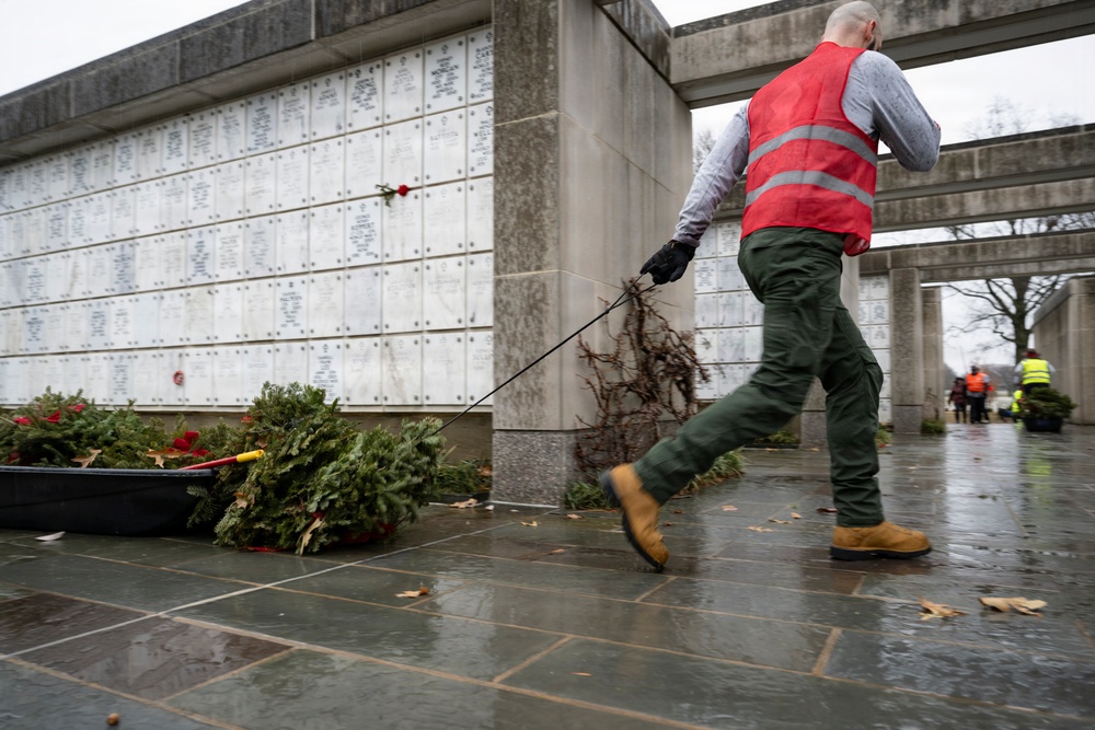 Wreaths Out at Arlington National Cemetery 2026