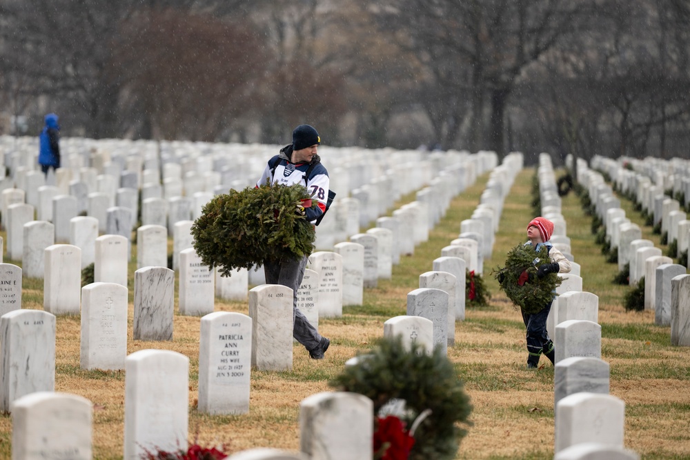 Wreaths Out at Arlington National Cemetery 2026