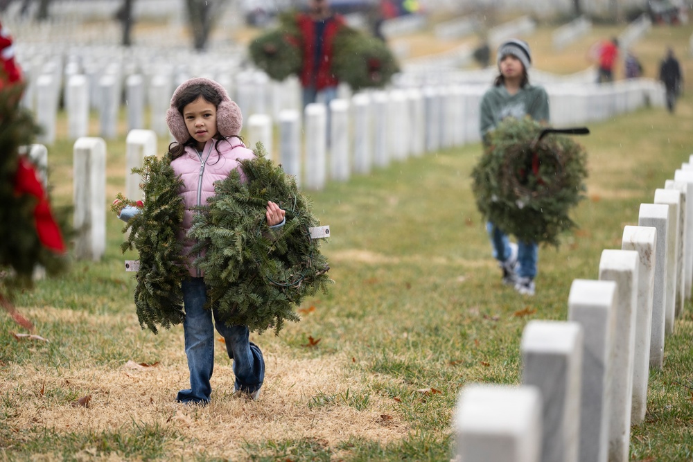 Wreaths Out at Arlington National Cemetery 2026