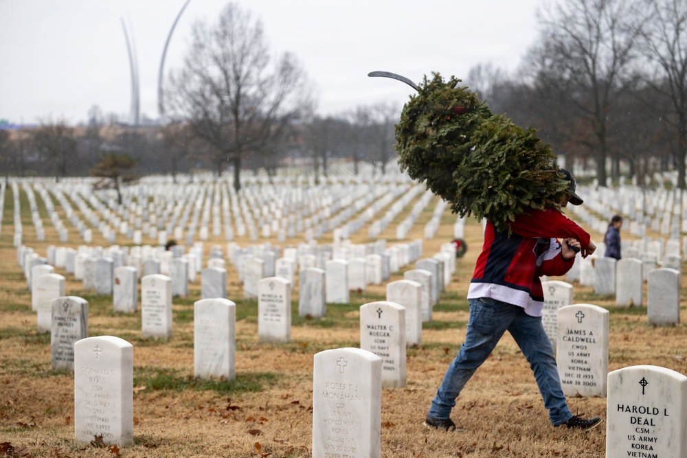 Wreaths Out at Arlington National Cemetery 2026