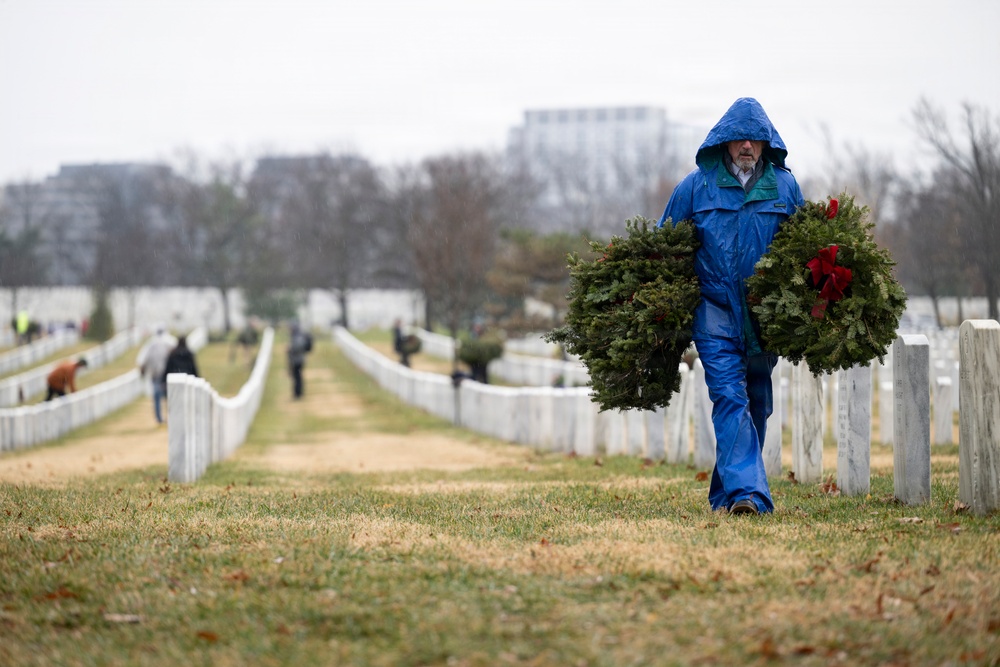 Wreaths Out at Arlington National Cemetery 2026