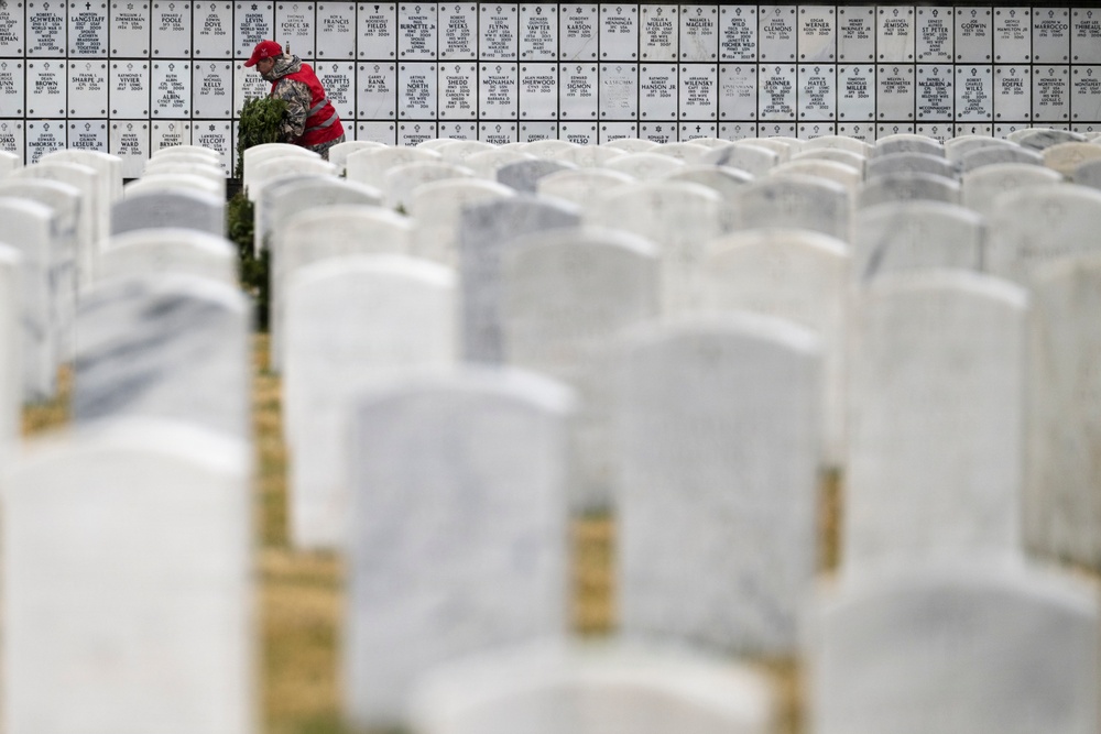 Wreaths Out at Arlington National Cemetery 2026