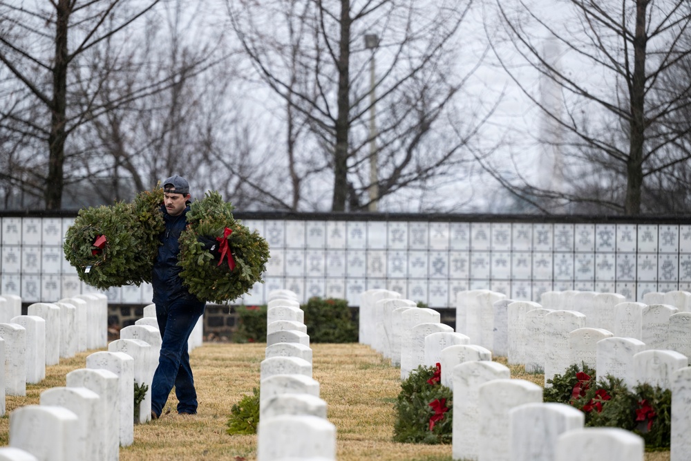 Wreaths Out at Arlington National Cemetery 2026