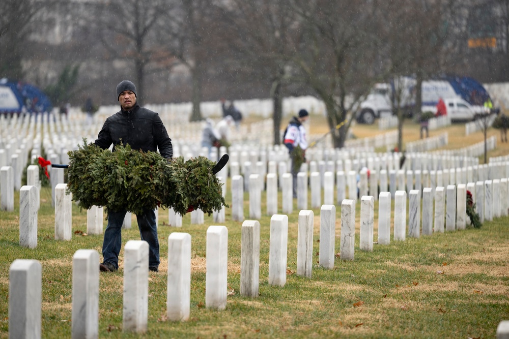 Wreaths Out at Arlington National Cemetery 2026
