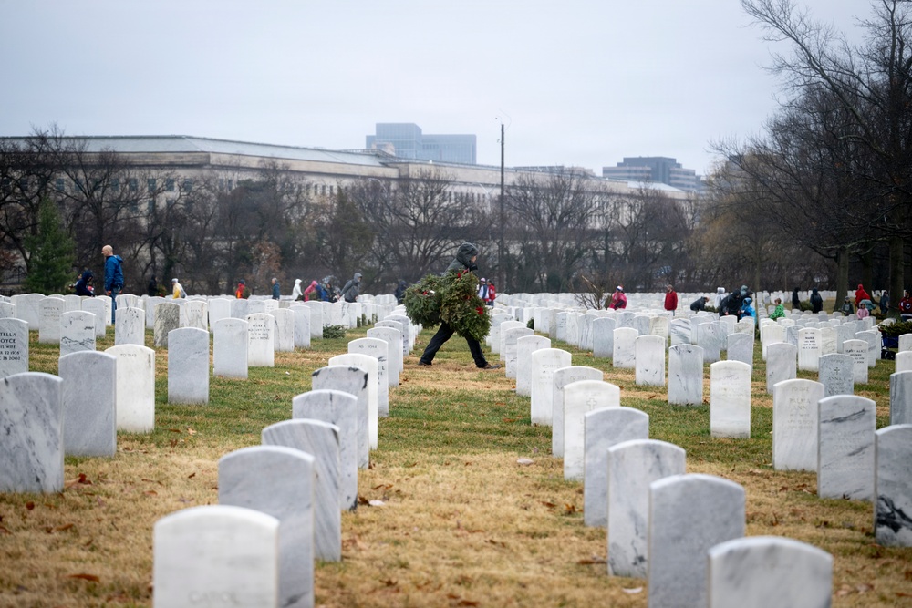 Wreaths Out at Arlington National Cemetery 2026