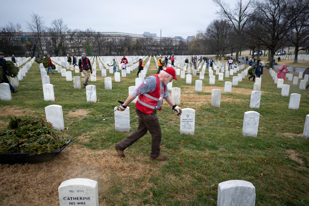 Wreaths Out at Arlington National Cemetery 2026