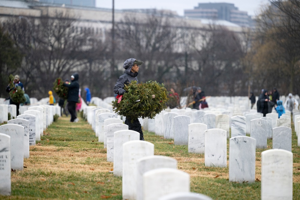 Wreaths Out at Arlington National Cemetery 2026