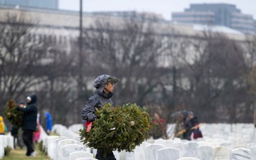 Wreaths Out at Arlington National Cemetery 2026
