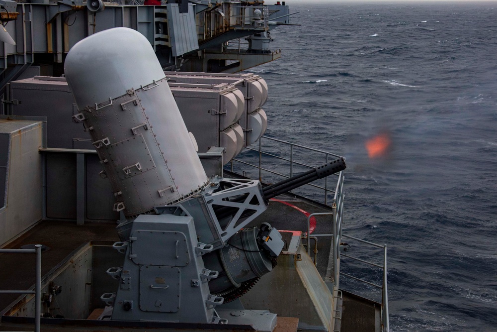 Abraham Lincoln conducts live fire exercise