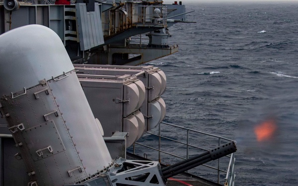 Abraham Lincoln conducts live fire exercise