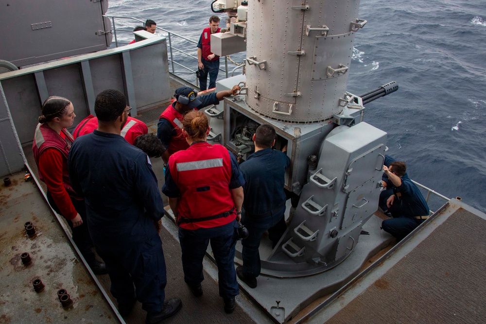 Abraham Lincoln conducts live fire exercise