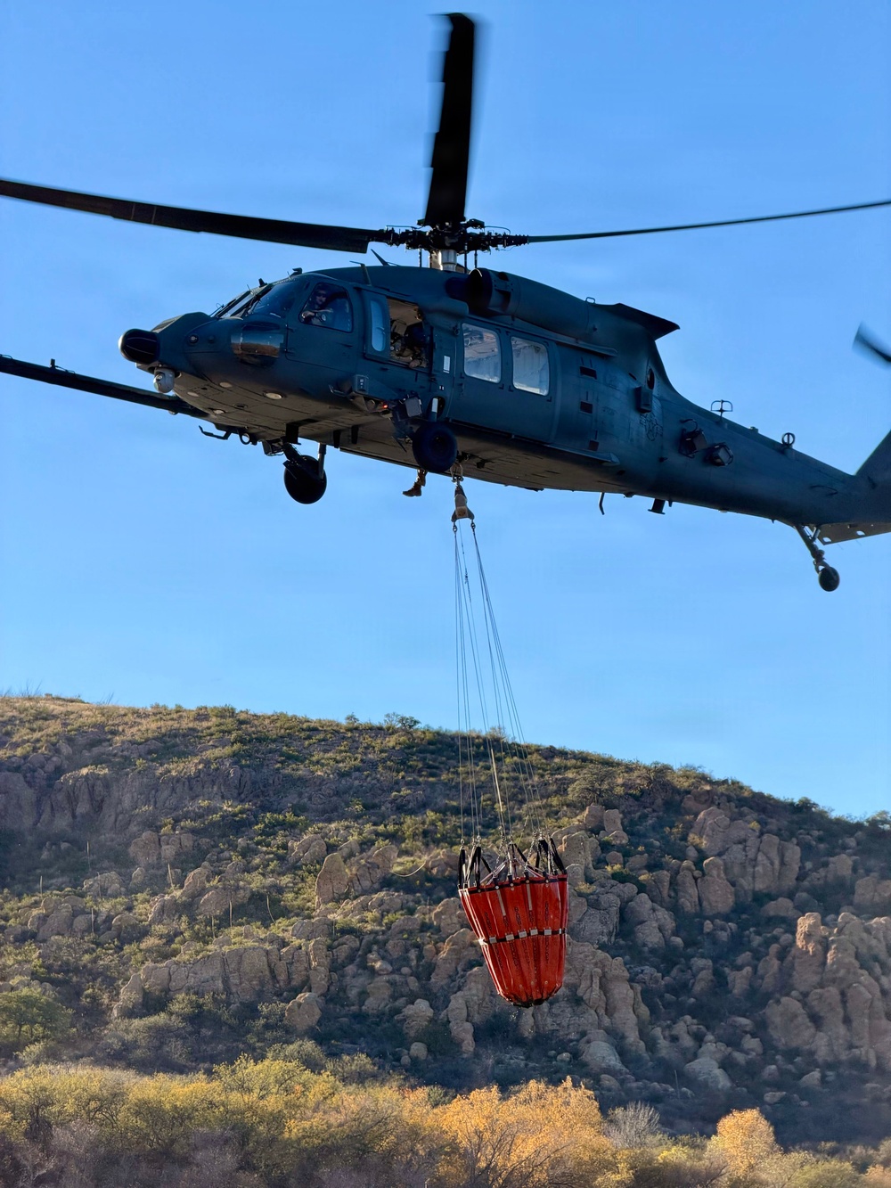 HH-60W Jolly Green II Aerial Firefighting Drills