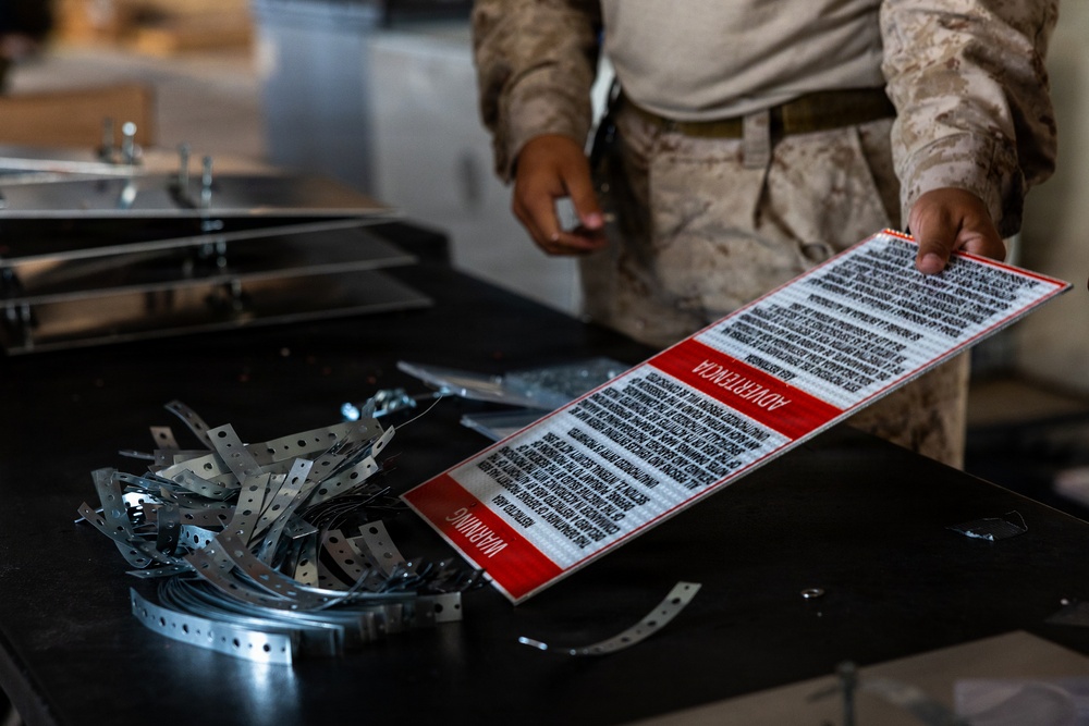 Installing NDA signs