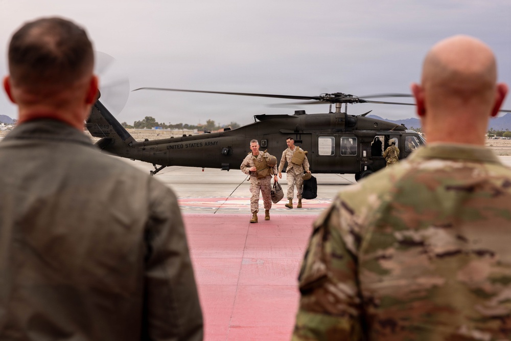 Lt. Gen. Wortman visits southern border