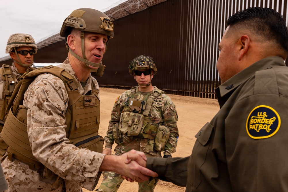 Lt. Gen. Wortman visits southern border