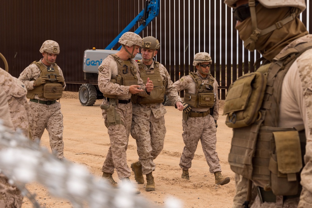 Lt. Gen. Wortman visits southern border