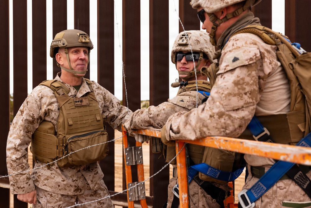 Lt. Gen. Wortman visits southern border