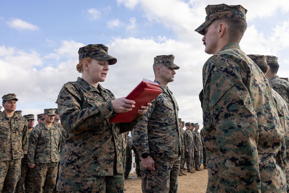 V16 Fleet Marine Force Pinning Ceremony