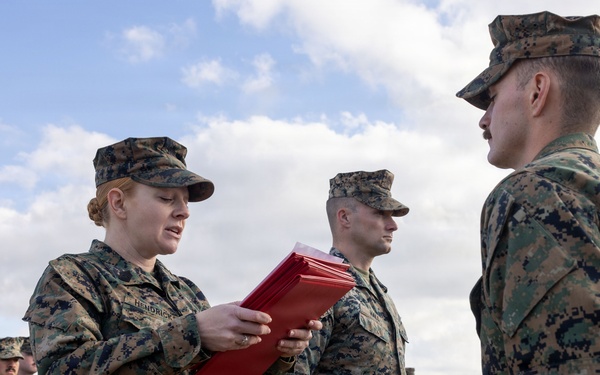 V16 Fleet Marine Force Pinning Ceremony