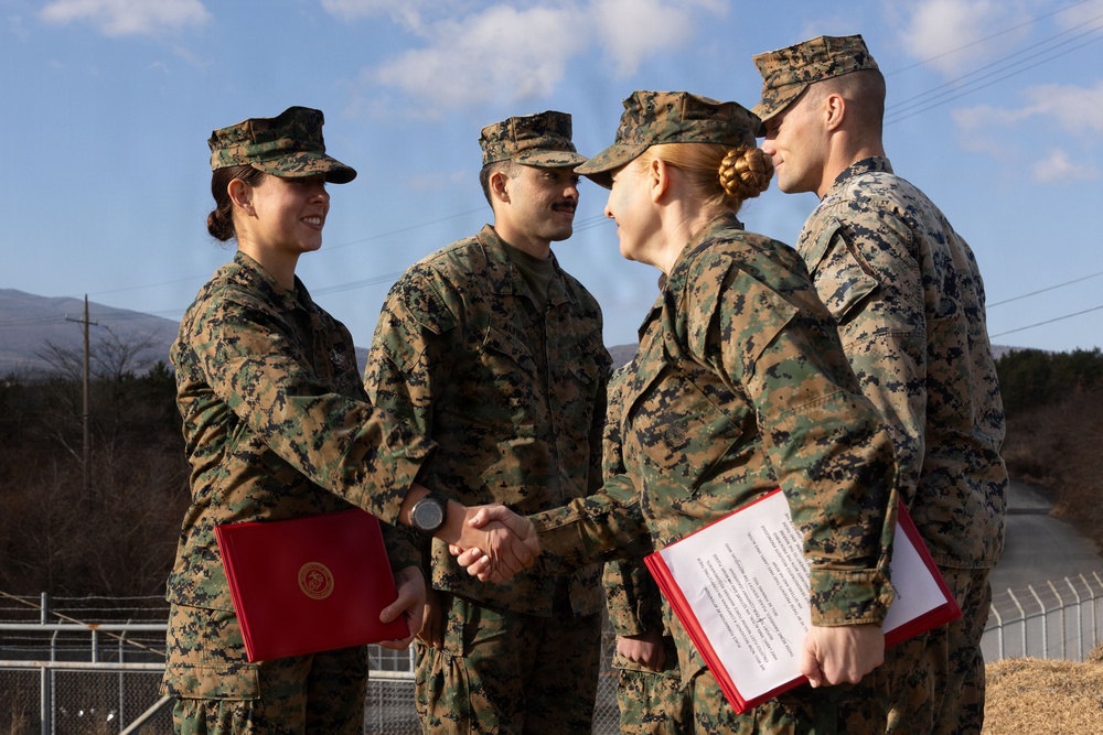 V16 Fleet Marine Force Pinning Ceremony