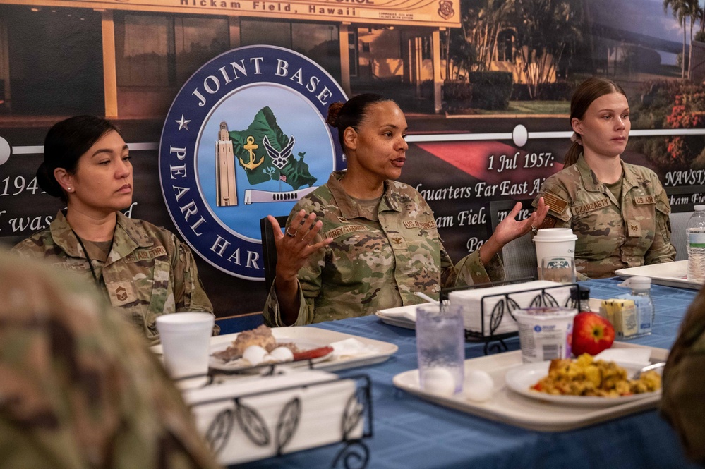624th RSG commander hosts feedback breakfast to strengthen Airmen engagement