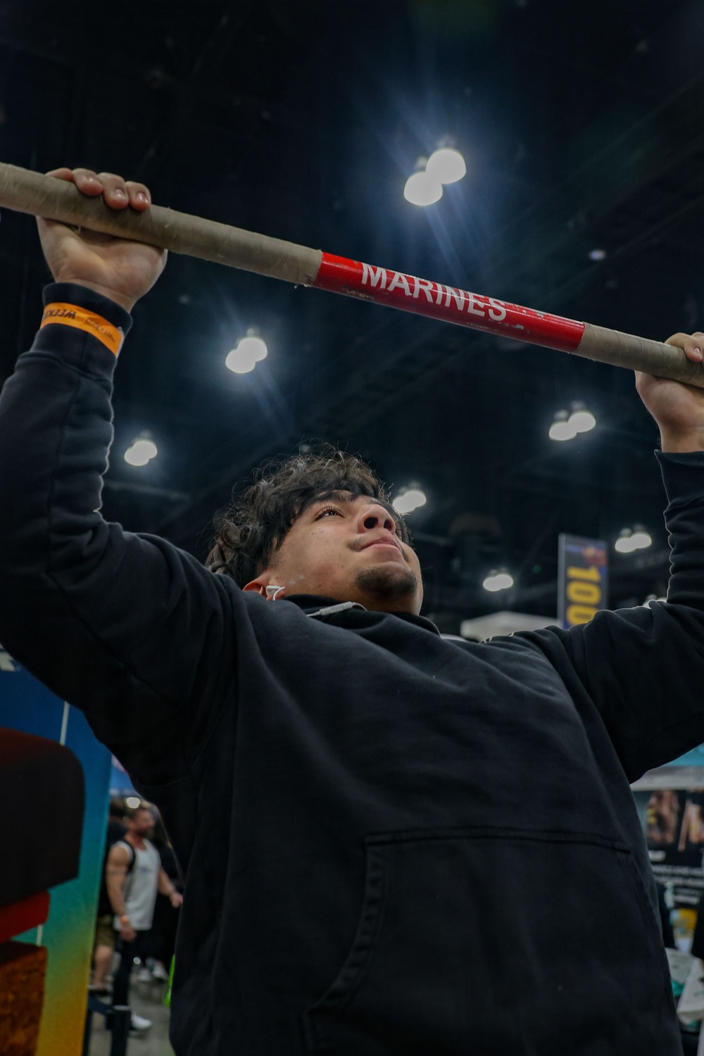 U.S. Marines attend Los Angeles Fitness Expo