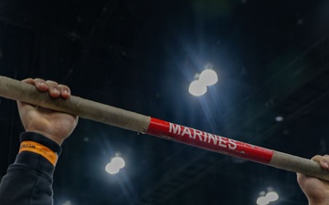 U.S. Marines attend Los Angeles Fitness Expo