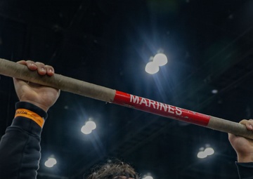 U.S. Marines attend Los Angeles Fitness Expo