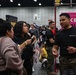 U.S. Marines attend Los Angeles Fitness Expo