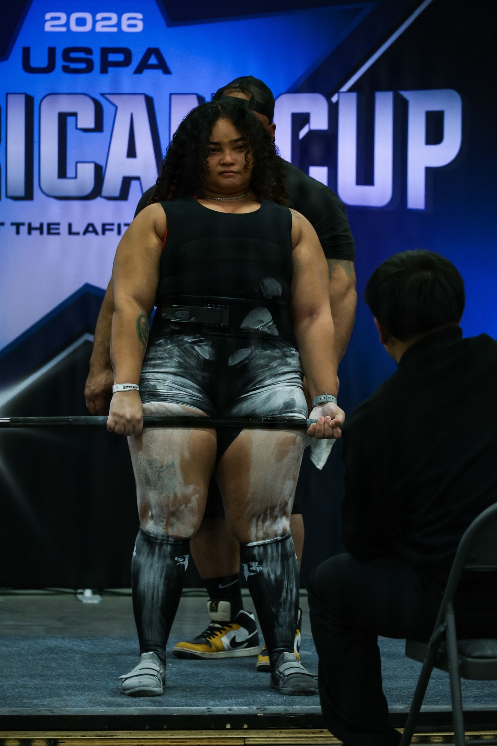 U.S. Marines attend Los Angeles Fitness Expo