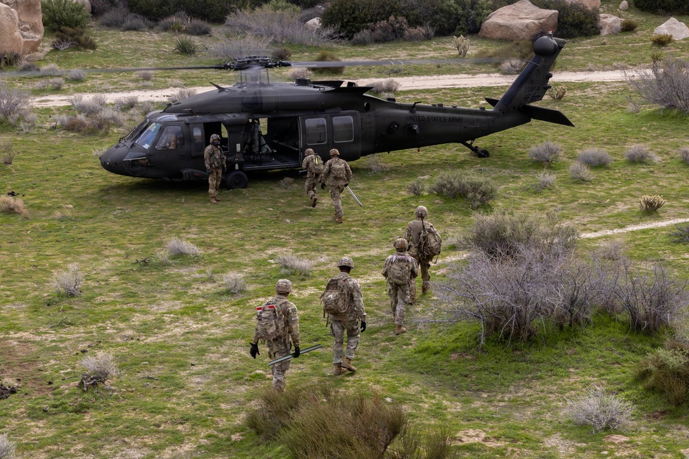 Airlift to NDA 5 sign emplacement operation