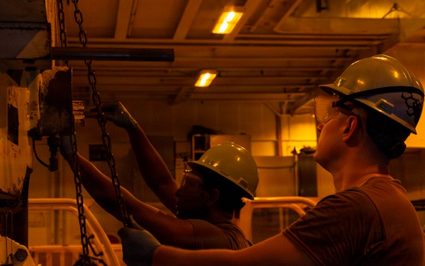 Abraham Lincoln conducts routine operations