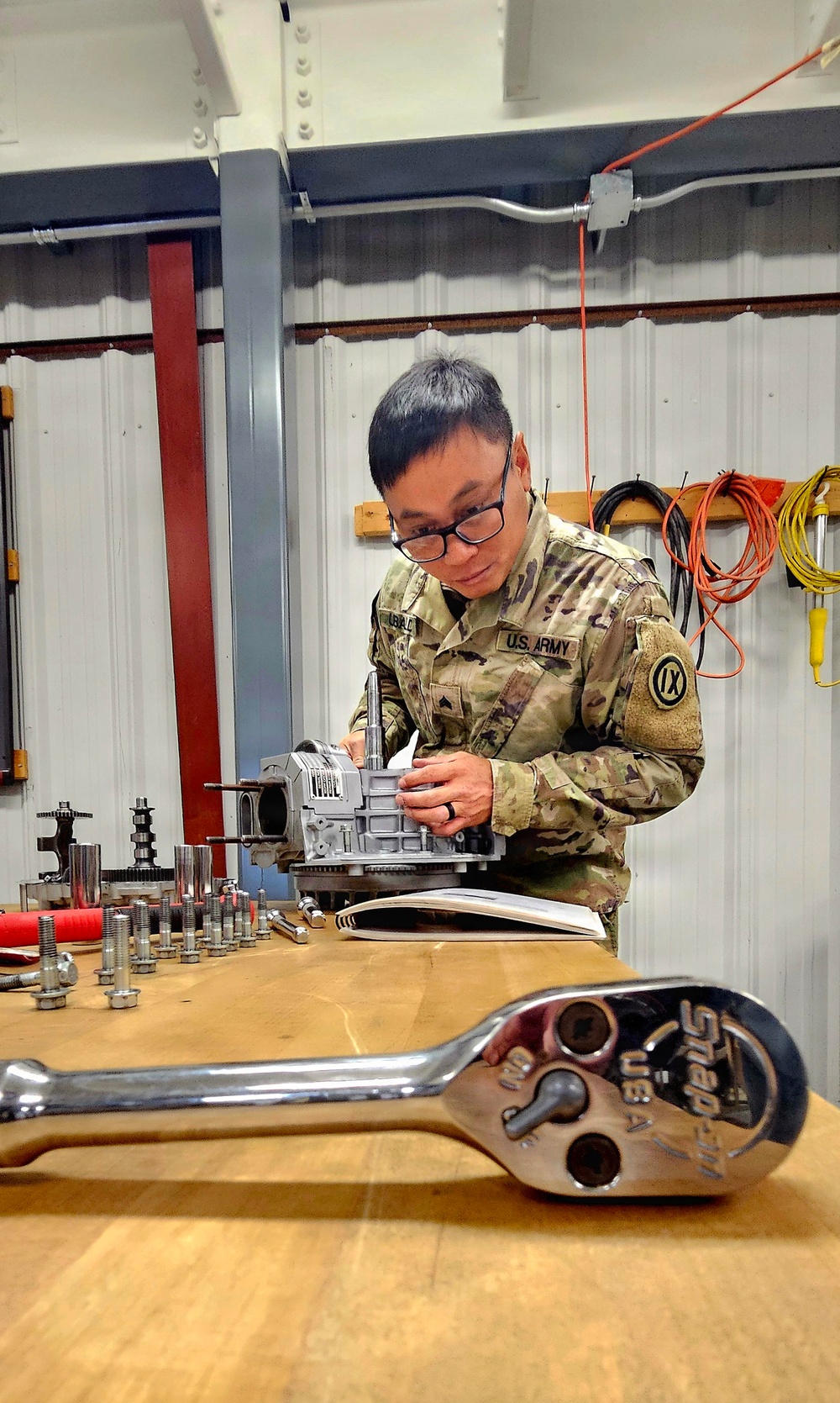 91J10 Quartermaster and Chemical Equipment Repairer Course at Fort McCoy