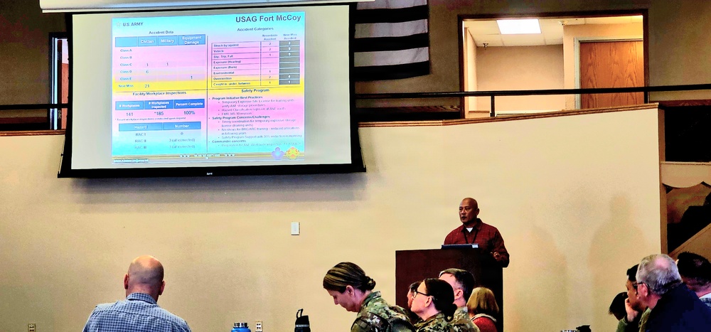 Fort McCoy holds January 2026 session of installation safety committee