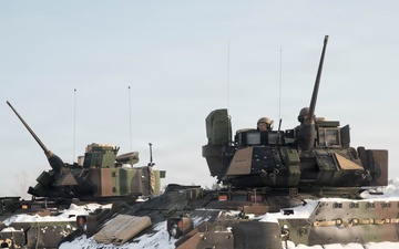 1st Cavalry Division Conducts Bradley Gunnery in Lithuania