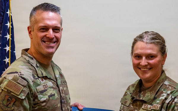 Staff Sgt. Madison Drake Promotion