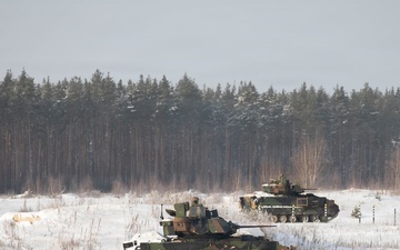 1st Cavalry Division Conducts Bradley Gunnery in Lithuania