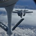 F-35A Lightning II prepares to receive fuel from KC-135 Stratotanker