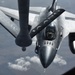 F-16 Fighting Falcon receives mid-air refueling