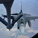 F-16 mid-air refueling