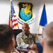 4th Air Force Chief Master Sergeant Dennis Visits 349th AMW Top III