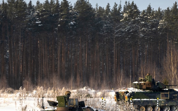 1st Cavalry Division Conducts Bradley Gunnery in Lithuania