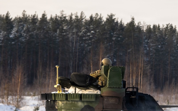 1st Cavalry Division Conducts Bradley Gunnery in Lithuania