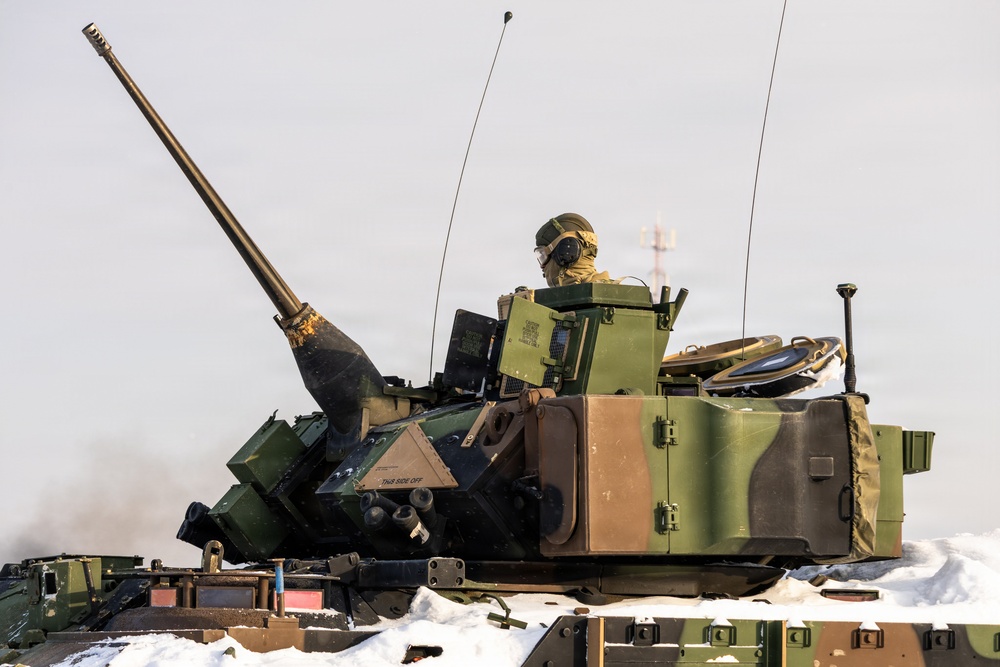 1st Cavalry Division Conducts Bradley Gunnery in Lithuania