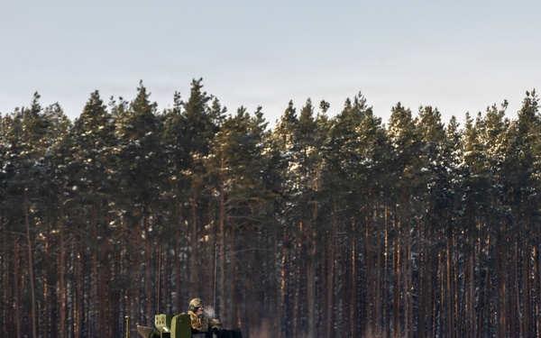 1st Cavalry Division Conducts Bradley Gunnery in Lithuania